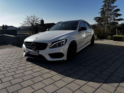 Gebraucht Mercedes C250 AMG line 204 PS (150 kW) 2018 Weiß Kombi