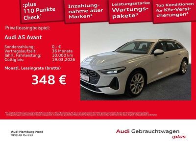 Gebraucht Audi A5 Sport 204 PS (150 kW) 2025 2y gletscherweiß metallic Kombi