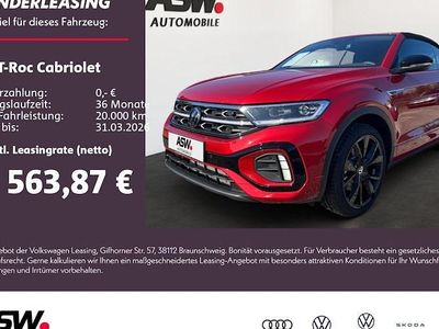 Neu VW T-Roc R-line 150 PS (110 kW) 2025 Rot SUV