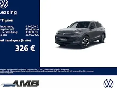 Ny VW Tiguan 131 HK (96 kW) 2025 Grå SUV