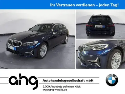 Gebraucht BMW 330e Luxury Line 292 PS (214 kW) 2020 Blau Kombi