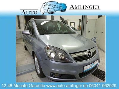 Gebraucht Opel Zafira Edition 140 PS (102 kW) 2007 Silber Van / Kleinbus