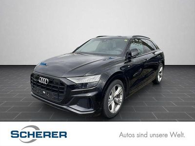 Gebraucht Audi Q8 S-Line 286 PS (210 kW) 2022 Mythosschwarz metallic (metallic) SUV