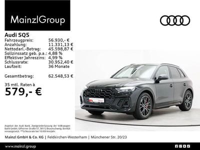 Schwarz Gebraucht 2023 Audi SQ5 Ambiente SUV | 56.330 € (Fairer Preis)