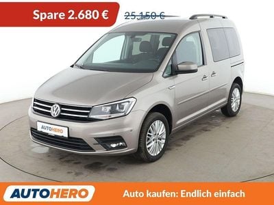 Gebraucht VW Caddy Comfortline 131 PS (96 kW) 2019 Beige Van / Kleinbus