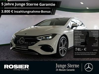 Gebraucht Mercedes EQE350 Electric Art 214 kW (292 PS) 2023 Weiss / polarweiß Limousine