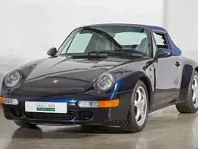 Brugt Porsche 911 Carrera Cabriolet 272 HK (200 kW) 1995 Blå Cabriolet