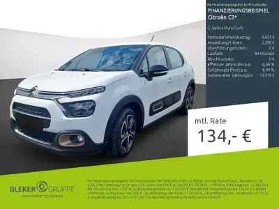 Gebraucht Citroën C3 PureTech 82 PS (60 kW) 2023 Weiß Kleinwagen