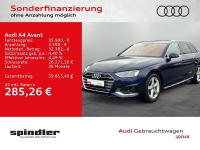 Gebraucht Audi A4 Advanced Plus 163 PS (119 kW) 2024 Navarrablau metallic Kombi