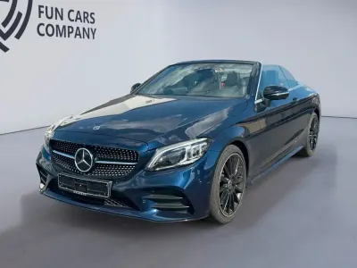 Gebraucht Mercedes C400 AMG line 333 PS (244 kW) 2021 Blau Cabrio