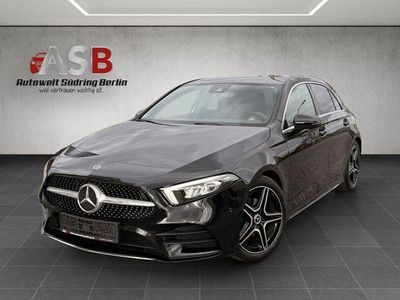 Gebraucht Mercedes A180 AMG line 136 PS (100 kW) 2019 Schwarz Limousine