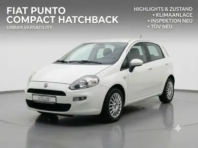 Gebraucht Fiat Punto Pop 77 PS (56 kW) 2012 Weiß Kleinwagen