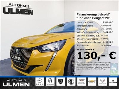 Gebraucht Peugeot 208 Active 100 kW (136 PS) 2021 Gelb Kleinwagen