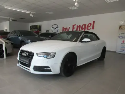 Gebraucht Audi A5 Cabriolet S-Line 170 PS (125 kW) 2014 Weiß Cabrio