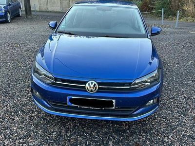 Gebraucht VW Polo Highline 95 PS (69 kW) 2019 Blau Kleinwagen