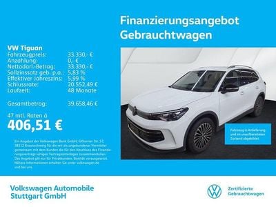 Pure white Gebraucht 2025 VW Tiguan Goal SUV | 33.330 € (Superpreis)