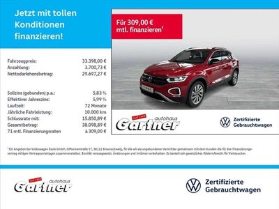 Second-hand VW T-Roc Goal 150 CP (110 kW) 2024 Roșu SUV