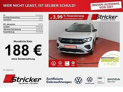 Gebraucht VW T-Cross Goal 95 PS (69 kW) 2025 Grau SUV