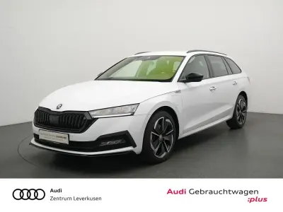 Second-hand Skoda Octavia SportLine 204 CP (150 kW) 2023 Alb Break
