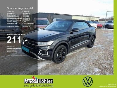Gebraucht VW T-Roc Cabriolet Style 116 PS (85 kW) 2025 Deep black perleffekt Cabrio