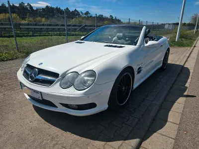 Gebraucht Mercedes SL55 AMG AMG 505 PS (371 kW) 2003 Weiß Coupé