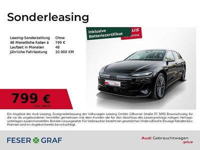 Gebraucht Audi A6 e-tron S-Line 269 kW (367 PS) 2025 Mythosschwarz metallic Kombi
