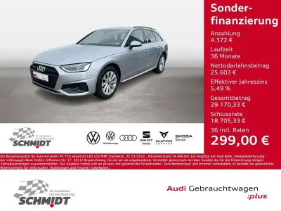 Gebraucht Audi A4 Advanced 204 PS (150 kW) 2022 Florettsilber metallic Kombi