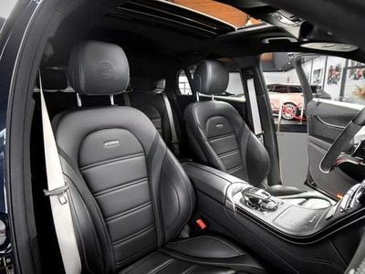 Begagnad Mercedes GLC63 AMG AMG 510 HK (375 kW) 2018 Blå Sportkupé