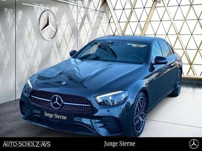 Metalliclack graphitgrau Gebraucht 2024 Mercedes E220 AMG Limousine | 48.940 € (Fairer Preis)