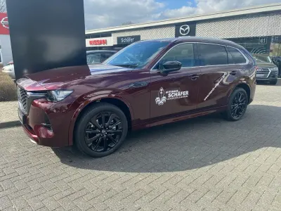 Brugt Mazda CX-80 Homura-Line 254 HK (186 kW) 2024 Rød SUV