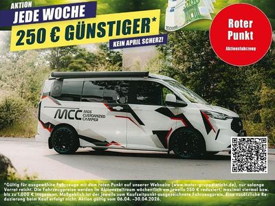 Neu Ford Tourneo Custom Nugget 170 PS (125 kW) 2025 Frozen white Van