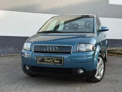 Brugt Audi A2 Sport 75 HK (55 kW) 2000 Blå Hatchback