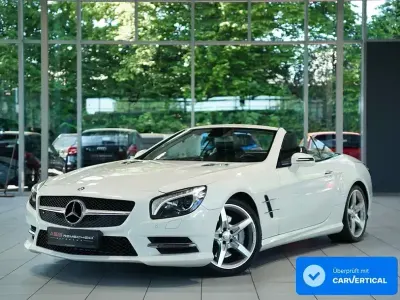 Gebraucht Mercedes SL350 AMG line 306 PS (225 kW) 2013 Weiß Cabrio