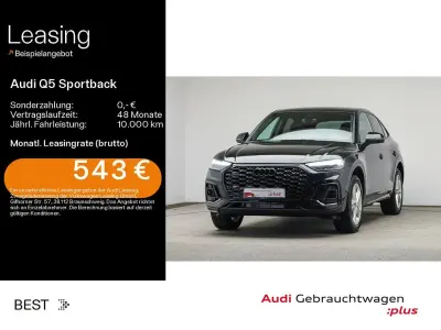 Gebraucht Audi Q5 Sportback S-Line 299 PS (219 kW) 2023 Mythosschwarz metallic SUV