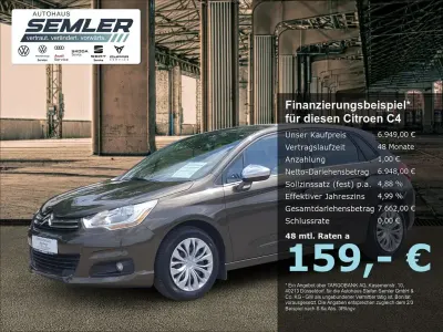 Gebraucht Citroën C4 PureTech 131 PS (96 kW) 2014 Braun Limousine