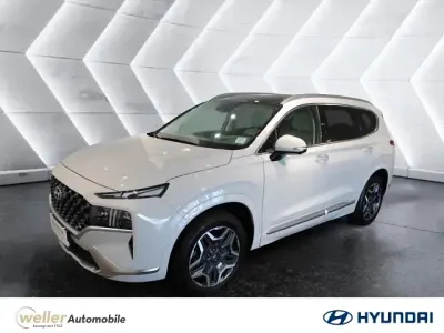 Gebraucht Hyundai Santa Fe Signature 264 PS (194 kW) 2021 Weiss SUV