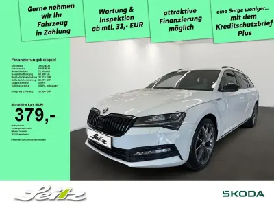 Gebraucht Skoda Superb SportLine 200 PS (147 kW) 2023 Weiß Kombi