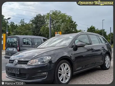 Gebraucht VW Golf VII 105 PS (77 kW) 2014 Schwarz (metallic) Kombi