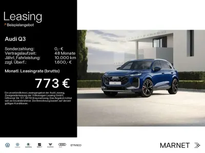 Neu Audi Q3 Sport 204 PS (150 kW) 2026 Navarrablau metallic SUV