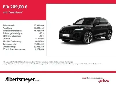 Brugt Audi Q5 S-Line 367 HK (269 kW) 2025 Sort SUV
