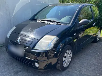 Brugt Citroën C2 Style 60 HK (44 kW) 2005 Sort Hatchback