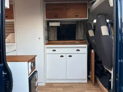 Gebraucht Citroën Jumper 131 PS (96 kW) 2014 Blau Van / Kleinbus