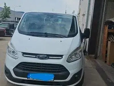 Gebraucht Ford Transit Custom 125 PS (91 kW) 2015 Weiß Van / Kleinbus