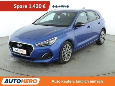 Gebraucht Hyundai i30 Passion Plus 140 PS (102 kW) 2019 Blau Limousine