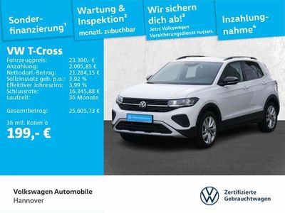Gebraucht VW T-Cross Goal 116 PS (85 kW) 2025 Pure white SUV