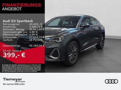 Gebraucht Audi Q3 Sportback S-Line 150 PS (110 kW) 2025 Grau SUV