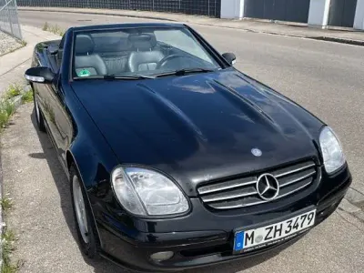 Gebraucht Mercedes SLK200 163 PS (119 kW) 2003 Schwarz Cabrio