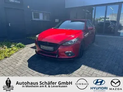 Brugt Mazda 3 Nakama 120 HK (88 kW) 2016 Rød Sedan