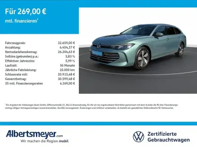 Gebraucht VW Passat Elegance 150 PS (110 kW) 2024 Grün Kombi