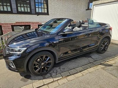 Gebraucht VW T-Roc Cabriolet R-line 150 PS (110 kW) 2023 Schwarz Cabrio
